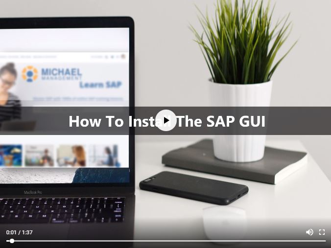 Installing the SAP GUI